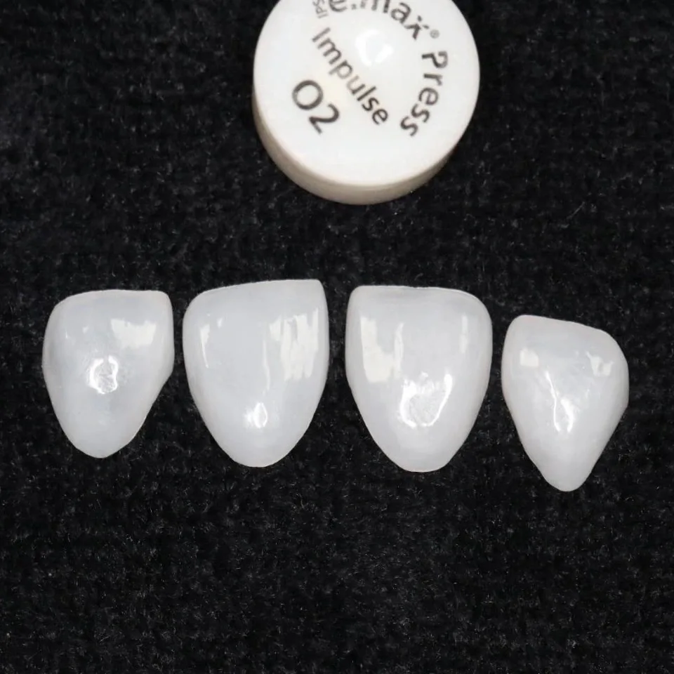 Nr 41 #2 sztuk zęby fornir wybielanie zębów Dental ceramiczne kompozytowe porcelany klinika przednia jasna biała LOWRE średnie małe