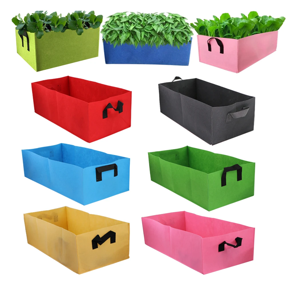 1PCS Garden square Planting Bag Without cloth proof Breathable seedling Growth bag indoor cultivation