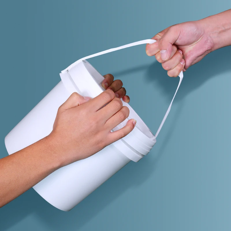 Food Grade 5 liter plastic bucket with handle and Lid Durable Chemical liquid Storage container Food Grade Pail 1PCS