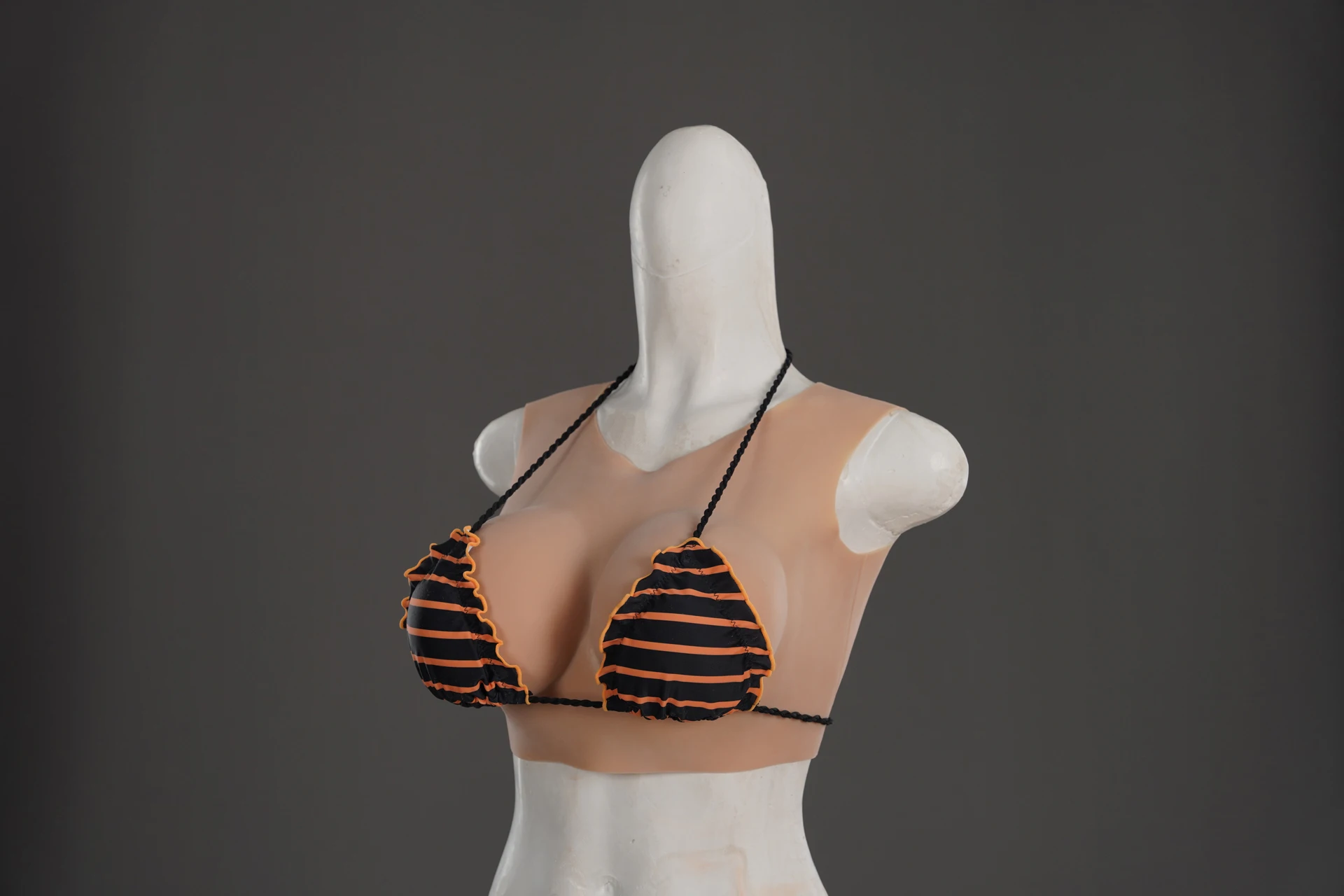 

2G Upgrade Round Collar Neck Fake Artificial Boob Realistic Silicone Breast Forms Crossdresser Shemale Transgender Drag Queen