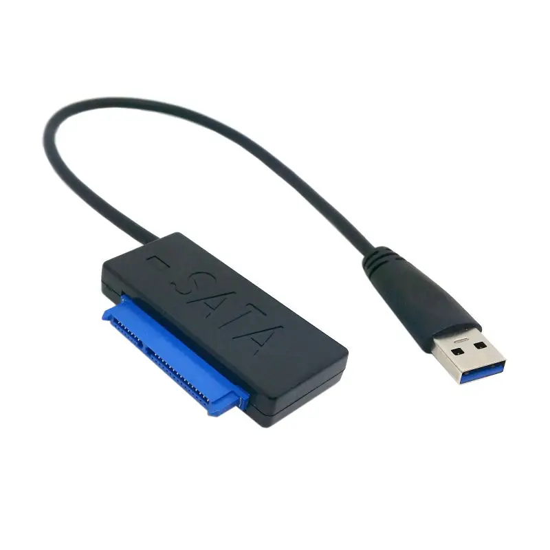 90 Degree Right Angled SATA 3 to USB 3.0 Cable 5 Gbps for 2.5