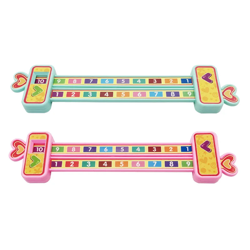 Kids Preschool Math Learning Toys Mathematics Montessori Teaching Addition Ruler Toy Games for Children Student