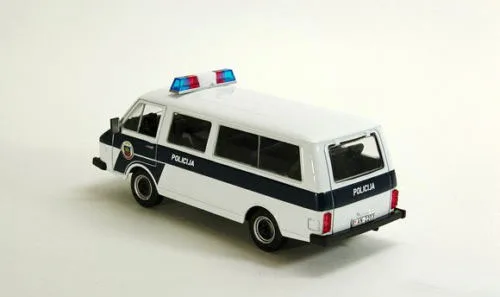 NEW 1/43 Scale RAF 22038 USSR BUS Pollice car Diecast Alloy toy model for collection gift