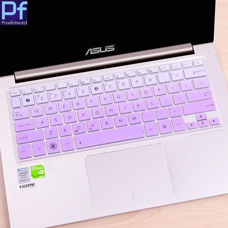 

For Asus 14 inch Zenbook UX410 U410UQ RX410 UX42 UX430 U4100 U4000UQ RX410 UX410UQ7200 Silicone Keyboard Skin Cover Protector