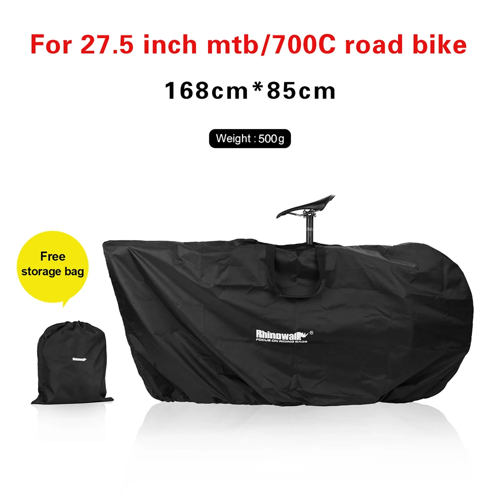 Rhinowalk 2023 Mountain Bike Carry Bag for 26-27.5 Inch Portable Cycling Bike MTB 700C Travel Bycicle Accessories Outdoor Sport