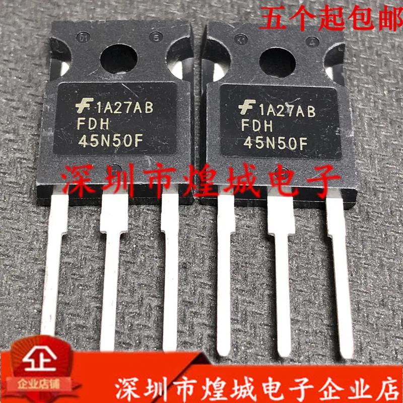 

10PCS FDH45N50F TO-247 500V 45A 5