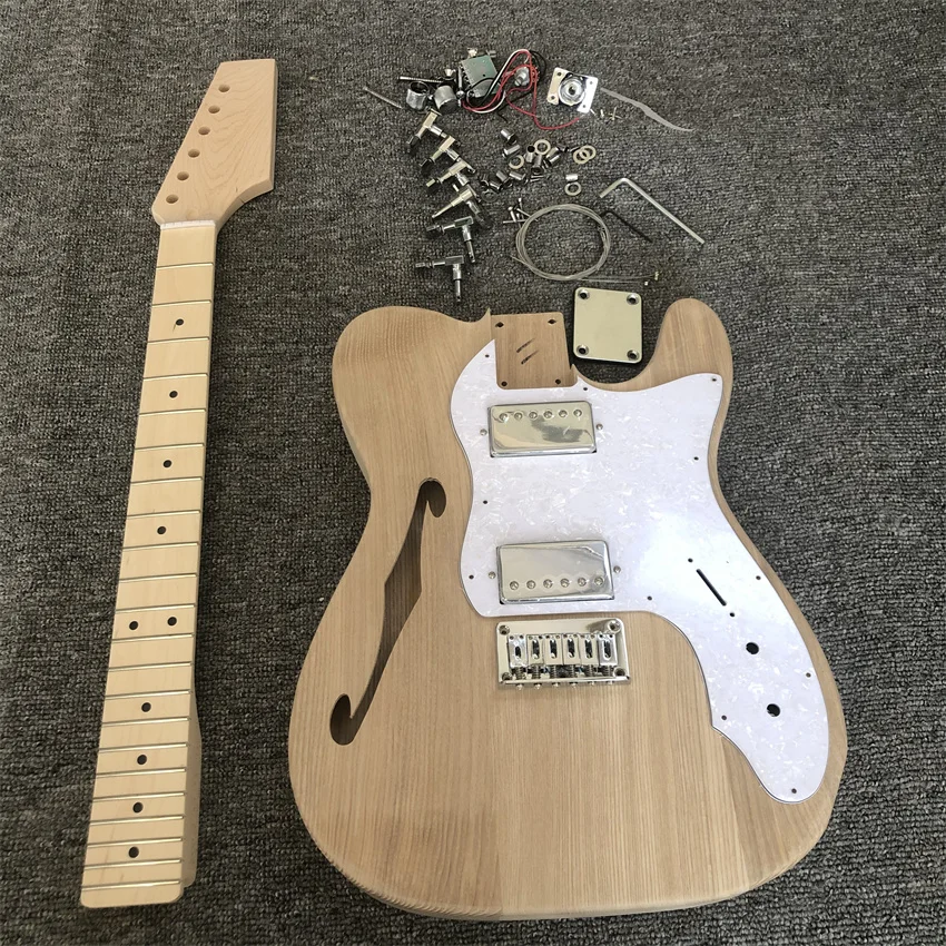 

DIY semi-finished electric guitar, inventory, ash body, real photos, free shipping, wholesale and retail