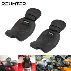 Motorcycle Black Two-Up Front Rear Driver Passenger Seat For Harley Touring 2009-2023 Street Electra Glide CVO Limited Road King