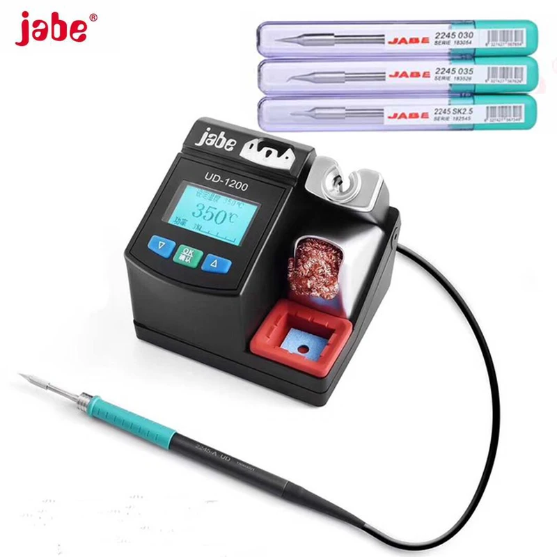 Jabe UD-1200 Precision Lead-free Soldering Station For C245 T245 2.5S Rapid Heating Dual Channel Power Supply Heating System