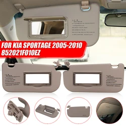 LHD Car Inner Sunvisor Sunshield Sun Visor Shield Shade Board With Mirror Beige For KIA Sportage 2005 2006 2007 2008 2009 2010