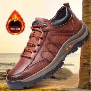 

Spring and Autumn New Men's Sports Casual Shoes Increase In Height, Men's Shoes Plus Cashmere Shoes, Men's Hiking Shoes 39-44