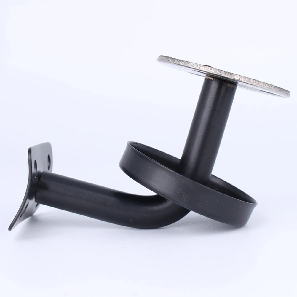 3/5Pcs Handrail Bracket Professional Solid Stainless Steel Handrail Wall Mounted Brackets Supports Black Handrail Bracket