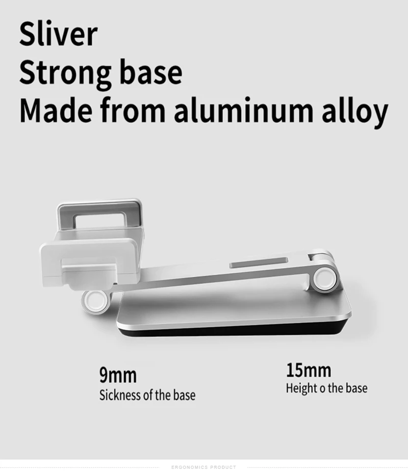 حامل الأجهزة اللوحية والهواتف ذو الحركة الكاملة. دعم الجهاز المحمول الذكي الأكثر حجمًا AP-7XN