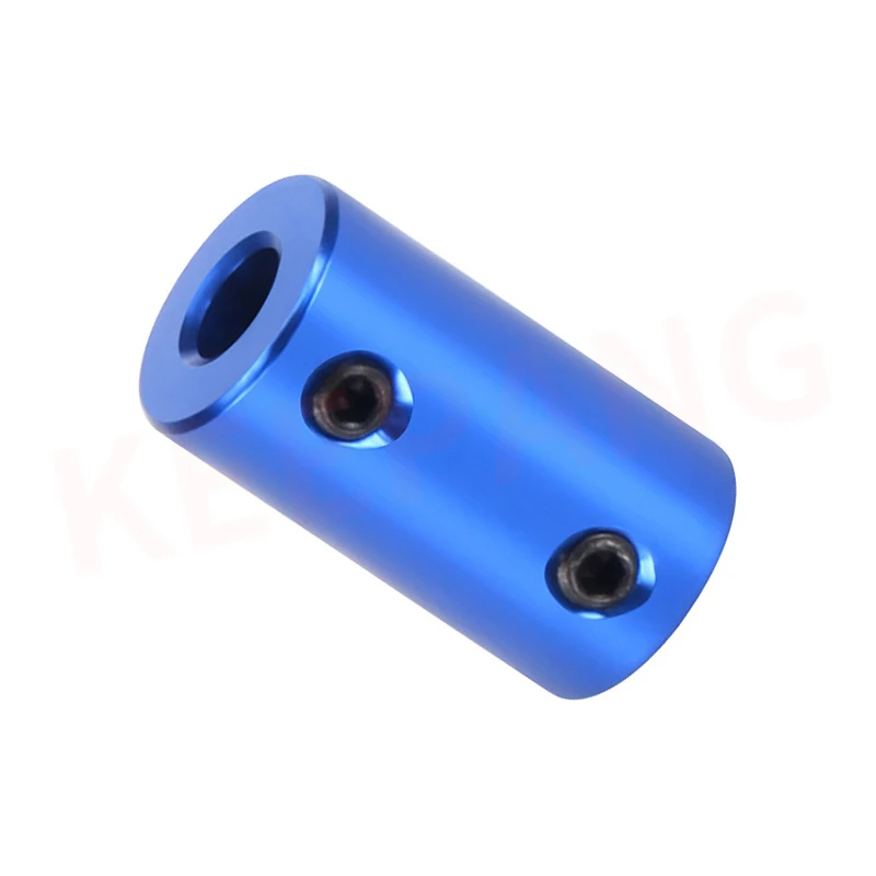 Blue Rigid Shaft Coupler Aluminum Alloy Coupling Bore 5mm 8mm Rigid Clamping Coupler Screw For Stepper Motor
