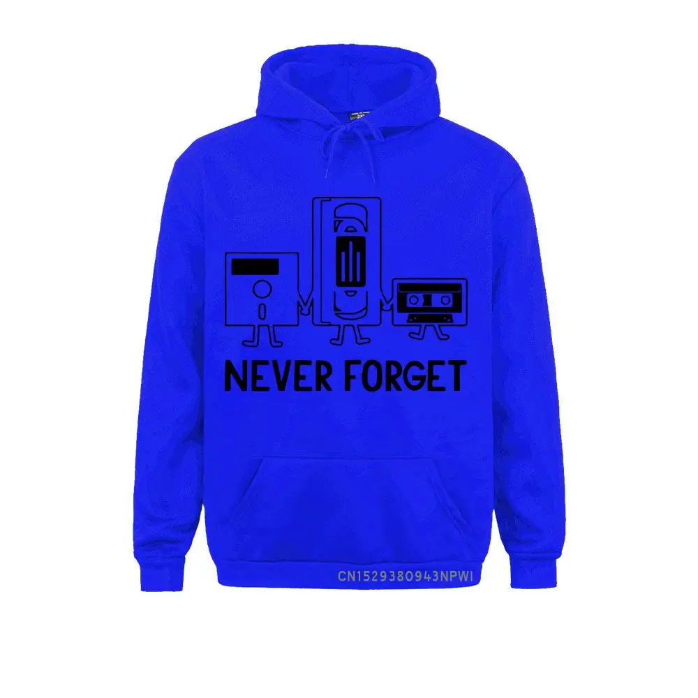 Fashion New Hoodies Men' Never Forget Floppy Disc VHS Cassette Tech Geek Print Sweatshirts Male Undershirts Sportswear