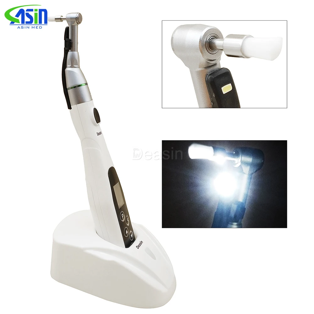 LED Dental Endo Motor Wireless 16: 1 Reduction Contra Angle Endo Mate Treatment Dental Intrument Spare Parts