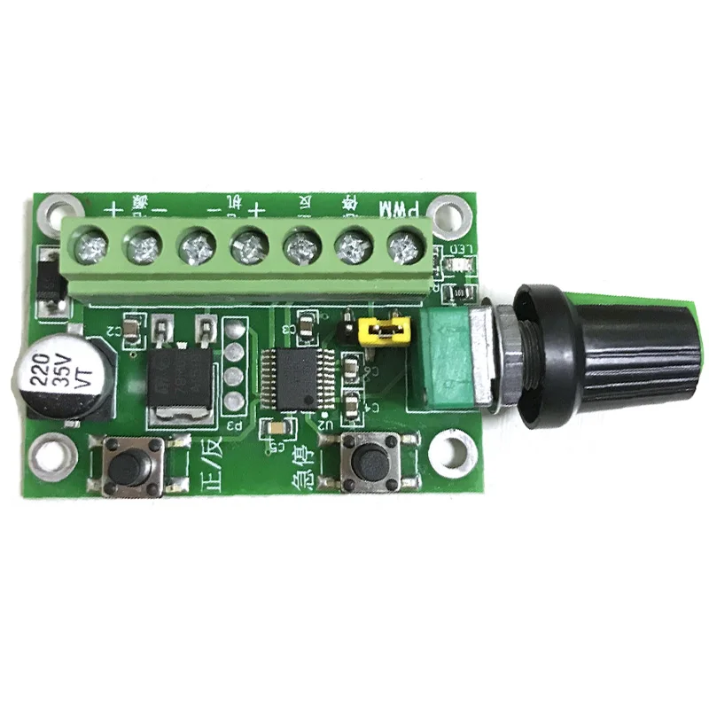 Wholesale 6V 12V 24V PWM DC Brushless Motor Controller 6 To 30V BLDC Speed Controller Reverse Switch Use In DC Motor Controller