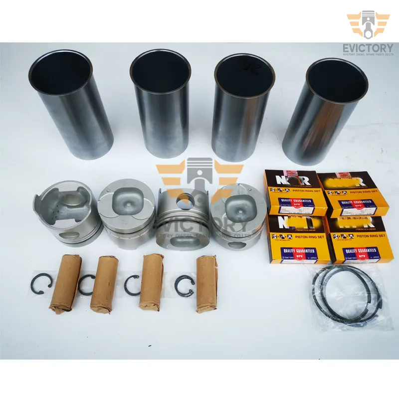 truck engine  rebuilt kit  4BD1 4BD1T piston piston ring cylinder liner/sleeve