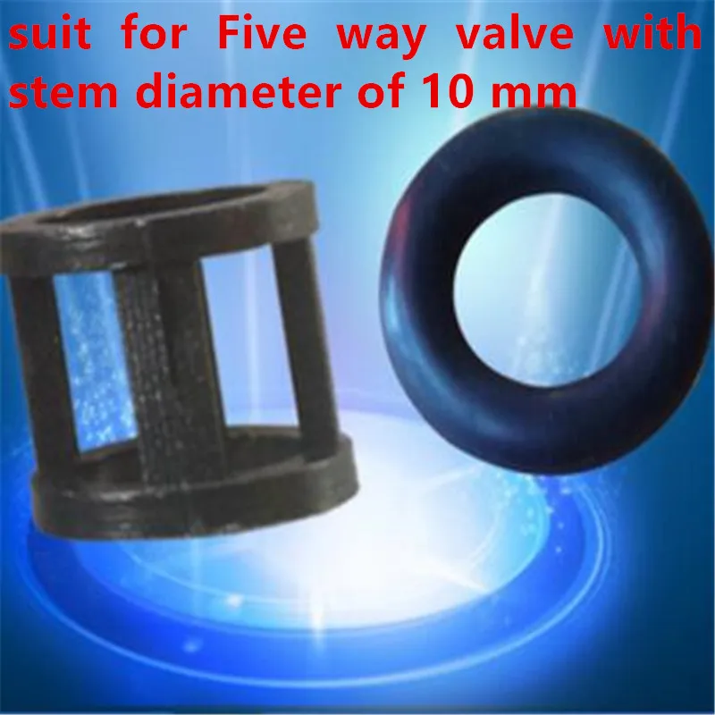 

10set plastic parts and O-rings of five-way valve of tire stripper accessories