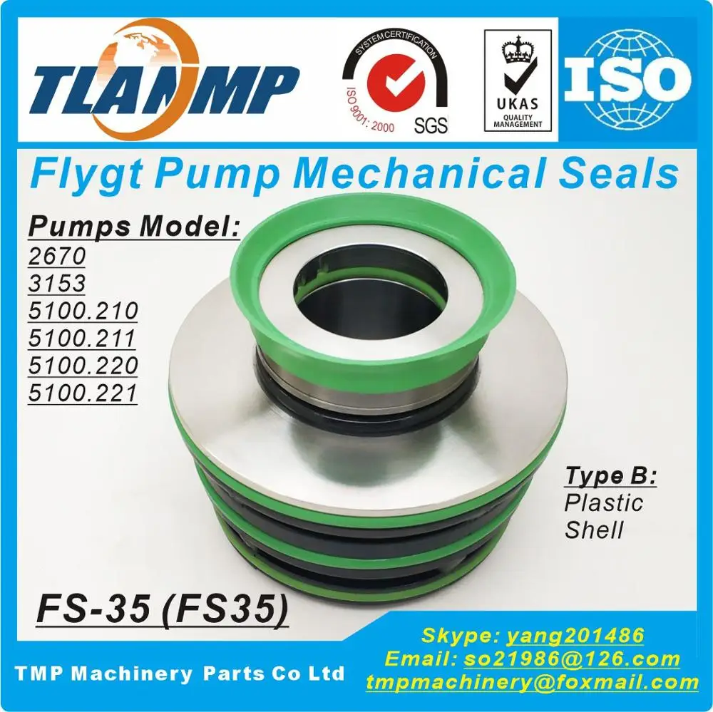 FS-35 , FS35, 35mm Replace of Fly-gt plug-in Mechanical Seals for Xy-lem Fl-ygt 2670,3153,5100.210/211/220/221 Pumps