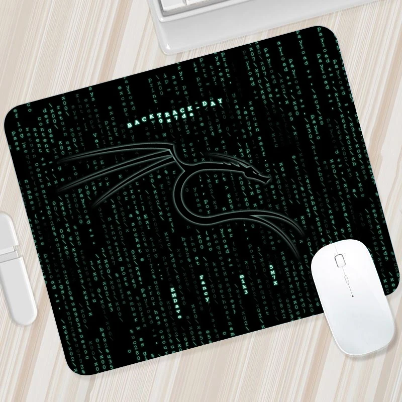 Computer Maus Pad Kali Linux Gaming Zubehör Kleine PC Gamer Mausepad Teppich Schreibtisch Matte Tastatur Gummi Decoracion LOL Mauspad