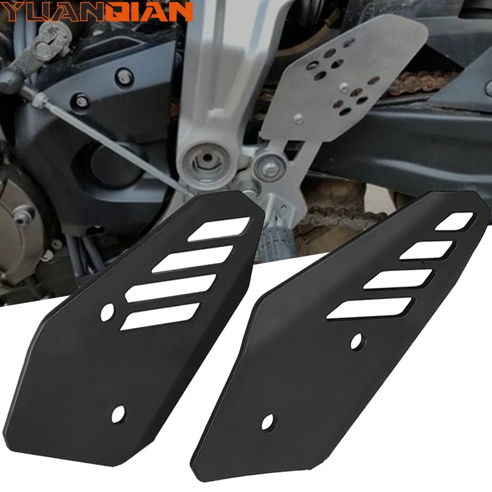 

For YAMAHA MT 07 MT-07 Tracer 2016 2017 2018 2019 2021 TRACER 700 MT07 Motorcycle Foot Peg Heel Plates Guard Footrest Protector