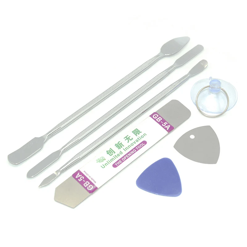 7Pcs ชุดโลหะ Spudger ซ่อมโทรศัพท์มือถือเครื่องมือเปิดสำหรับ iPhone แล็ปท็อปแท็บเล็ตมาร์ทโฟน