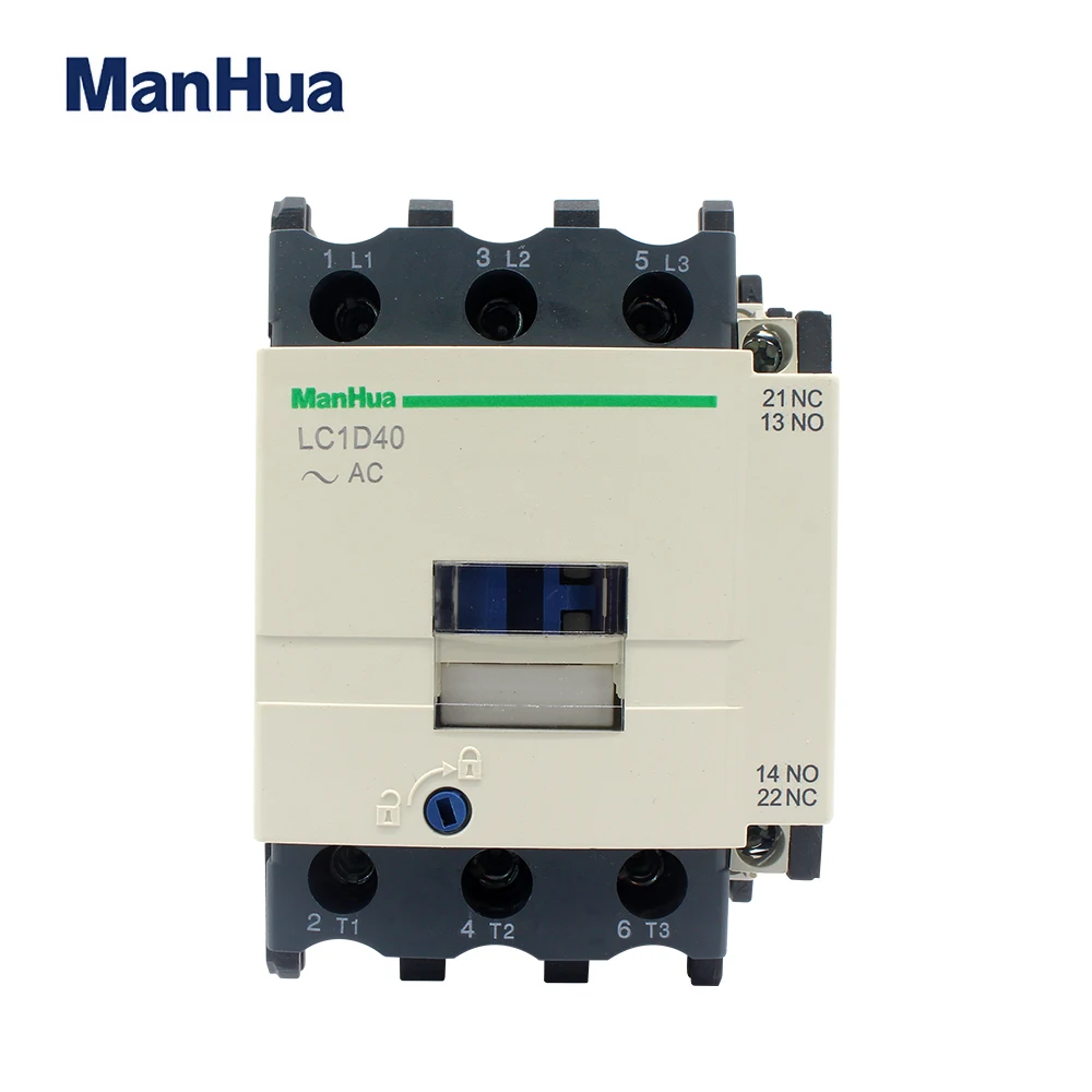 ManHua Online Shopping LC1-D40 3P+No+Nc Modular AC/DC Contactor Motot Protection 40A Electrical Magnetic Contactor Auto Winche