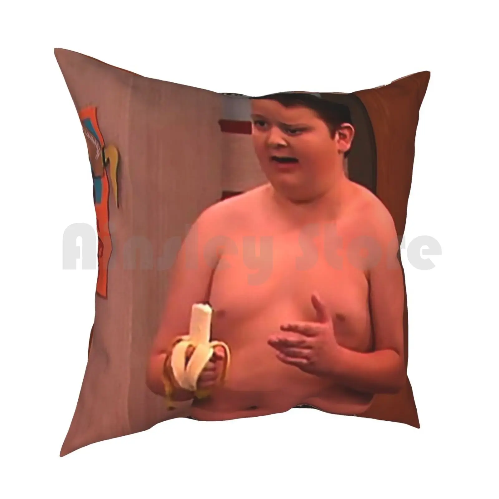 Gibby From Icarly Pillow Case Printed Home Soft DIY Pillow cover Gibby Icarly Meme Gibby Icarly Memes Gibby Icarly Gibby