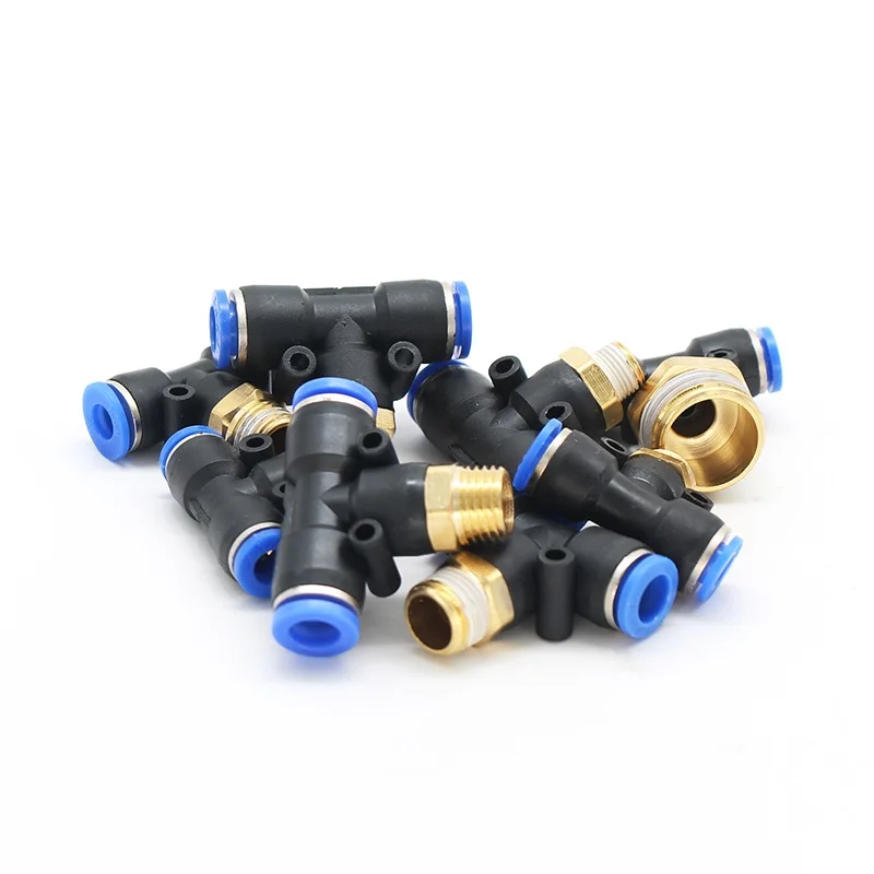 Pneumatic Airflow Regulator 4mm 6mm 8mm 10mm 12mm OD Hose Tube Gas Flow Adjust Valve Connector 1/8