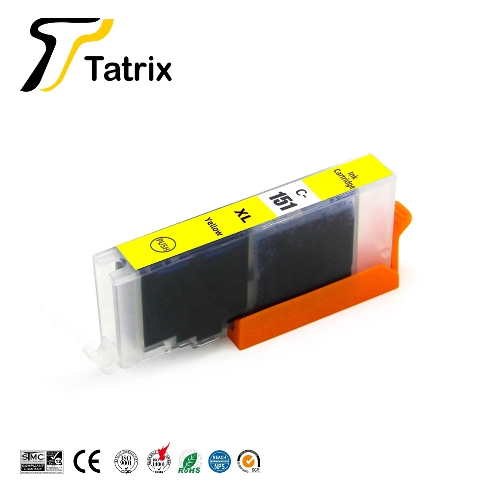 Tatrix For Canon PGI 150XL CLI 151XL PGI150 CLI151 Compatible Ink Cartridge PIXMA MG6310/PIXMA MG7110/MG7510/Ip8710 Printer view 4