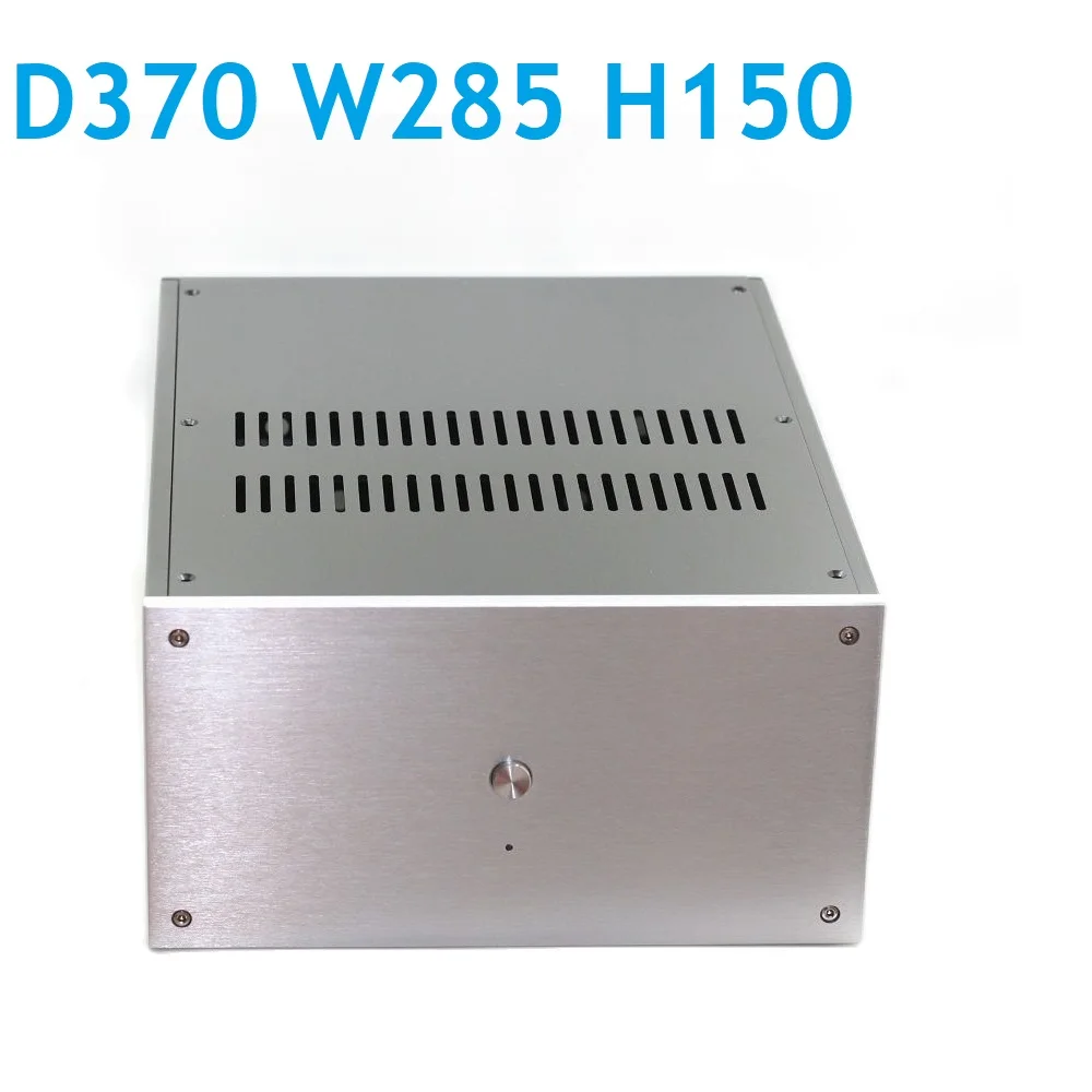 

285*370*150mm DIY Aluminum Chassis Class A Power Amplifier Housing Supply Case Rear Amp Box DAC Headphone Shell Preamp Enclosure