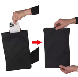 Black Invisibag trucchi magici l'oggetto appare svanire dalla borsa magica puntelli magici illusioni di palcoscenico Magiciain Gimmick commedia