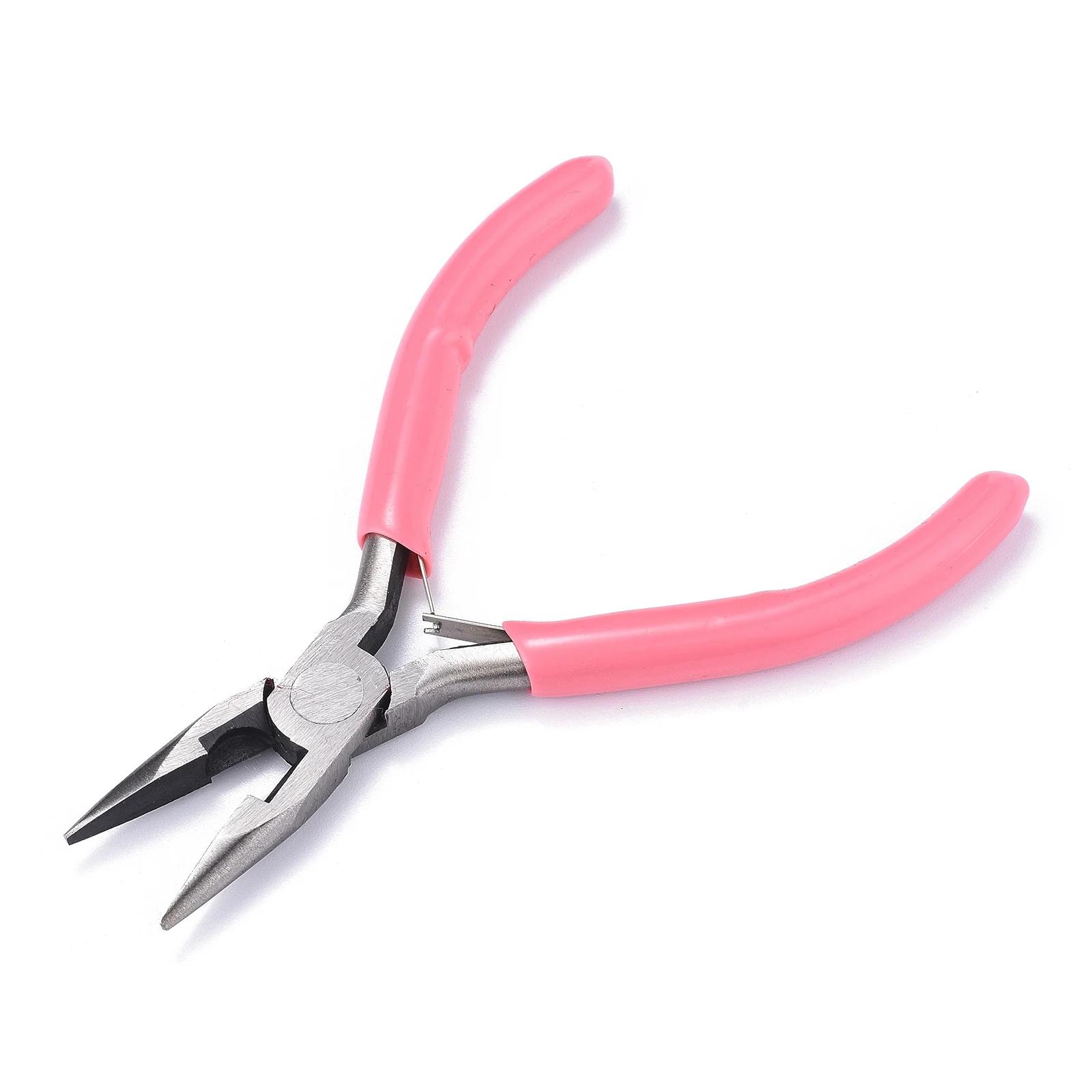 Carbon Steel Jewelry Pliers Needle Nose Pliers Polishing Jewelry Making Tools 11.5x9x0.9cm