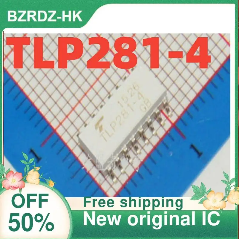 10PCS TLP281-4(GB-TP,J,F SOP-16  New original IC