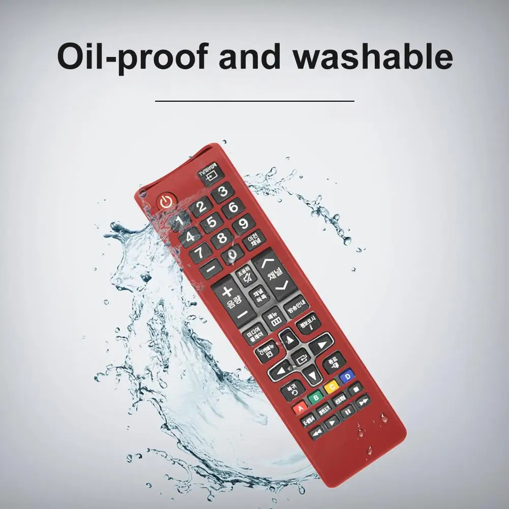 2020 حار! التلفزيون عن بعد سيليكون حالة مكافحة زلة غطاء مقاوم للصدمات لسامسونج BN59 AA59 صدمة واقية وقابل للغسل التلفزيون عن بعد يغطي