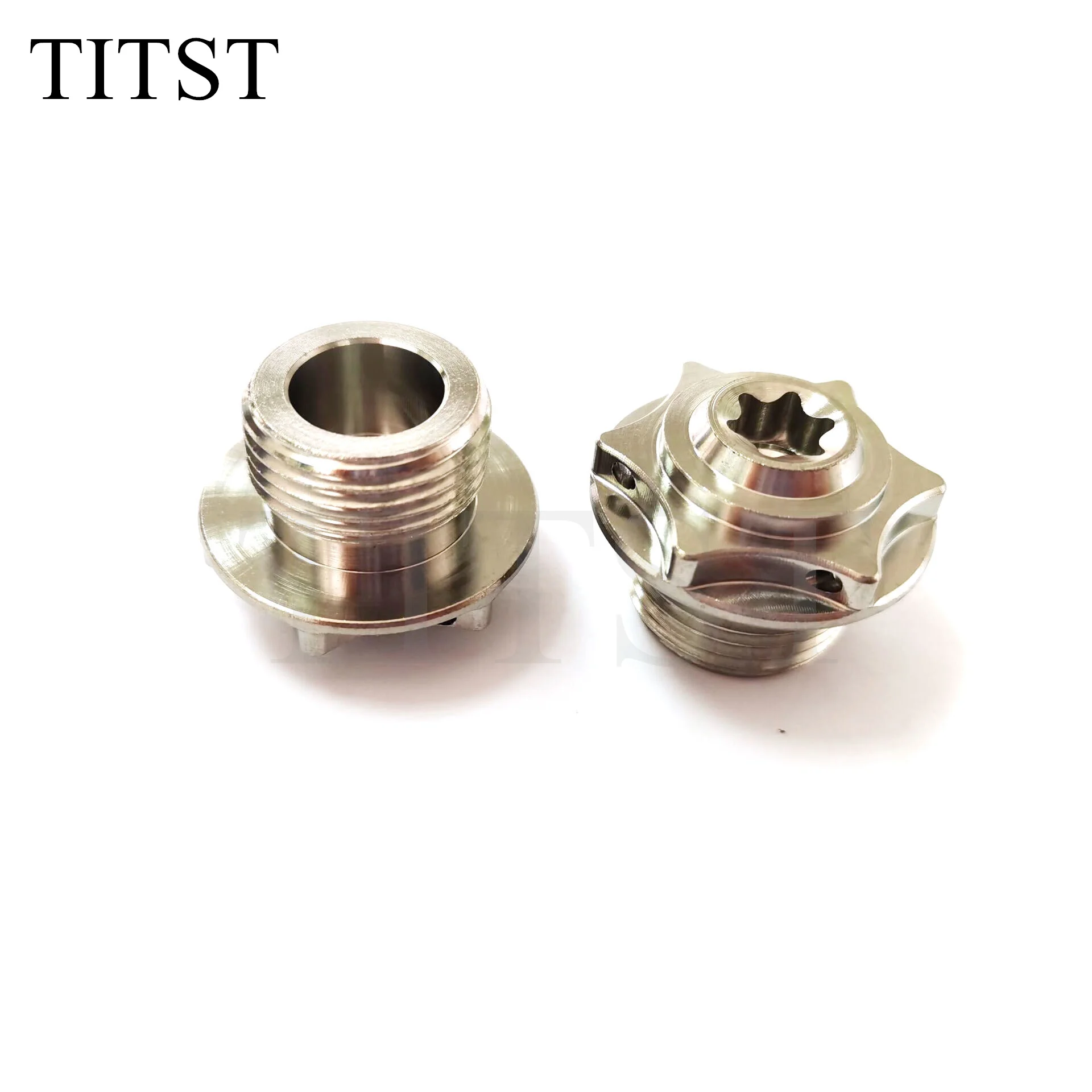 TITST Ti Bolt M20 1.5/2.5mm Pitch Motorcycle CNC Engine Oil Cap Screws Titanium Fastener ( One Lot = 10PCS ）