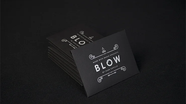 Made with Magic Presents BLOW  (Gimmick and Online Instructions) By Juan Capilla Card Magic Tricks Illusions Close up Magic Prop