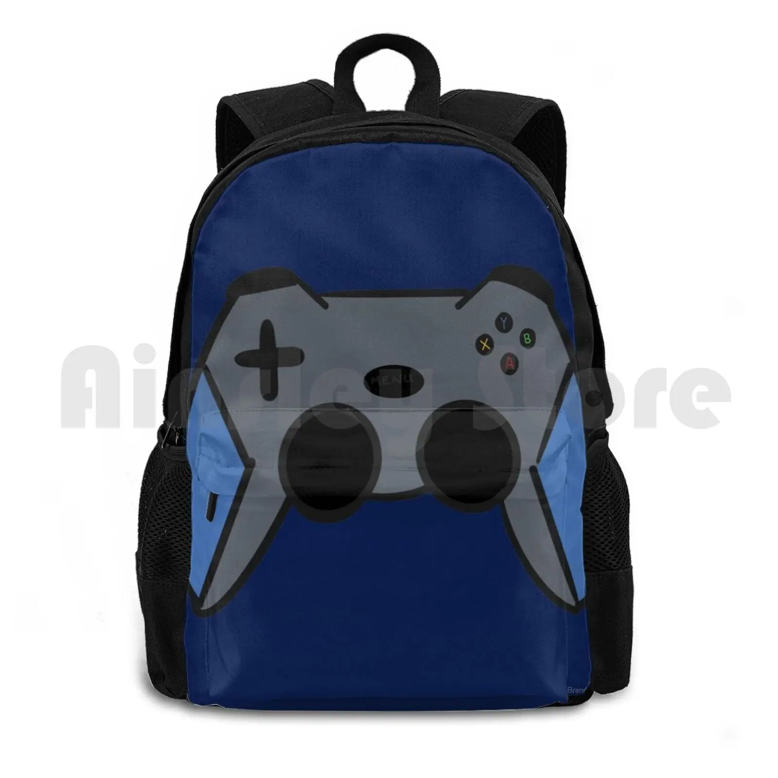 Game On Outdoor Hiking Backpack Riding Climbing Sports Bag Game Controller Video Games Kids Trueartbybrenda