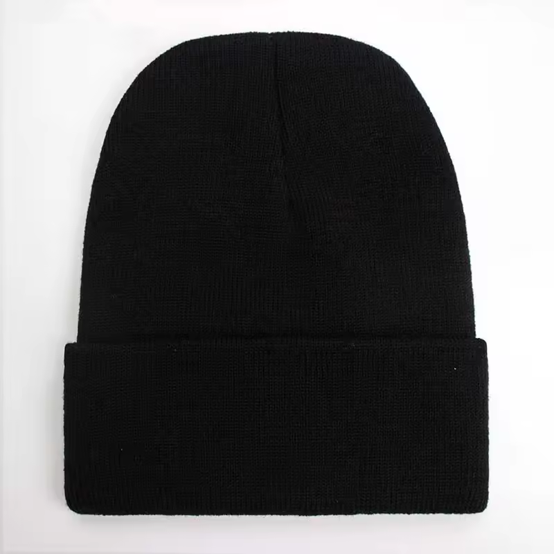 Solid Unisex Beanie Autumn Winter Wool Blends Soft Warm Knitted Cap Men Women SkullCap Hats Gorro Ski Caps 24 Colors Beanies - Image 4