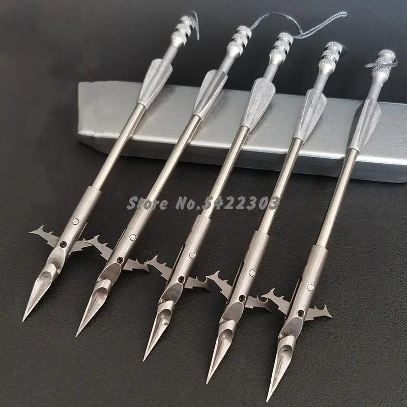 

5/10pcs 165mm Triangular Rear Tail Deep-water Shot Fish Darts Slingshot Fish Catapult Fish Slingshot Arrow Head Catapult Darts