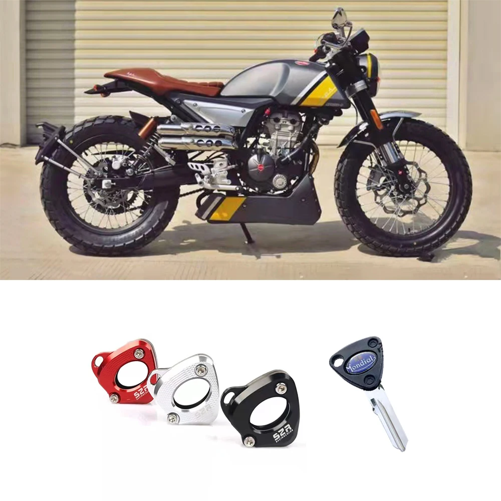 Motorcycle Accessories Blank Key Uncut Blade Key Modification Key Cover For FB Mondial HPS 125