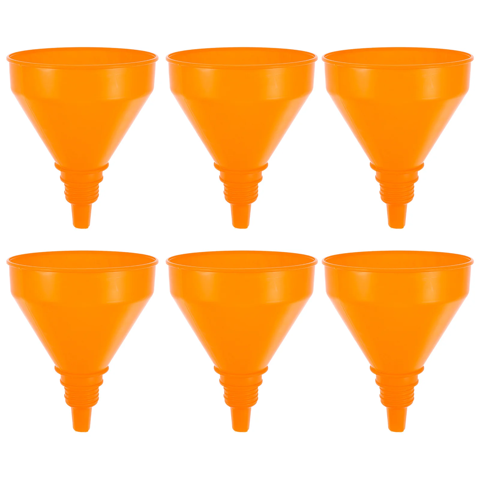 MACTANT 6 pcs Car Refueling Multi-Function Shorter Funnel Gasoline Engine Oil Diesel Additive Motorcycle Farm Machine Funnel CN