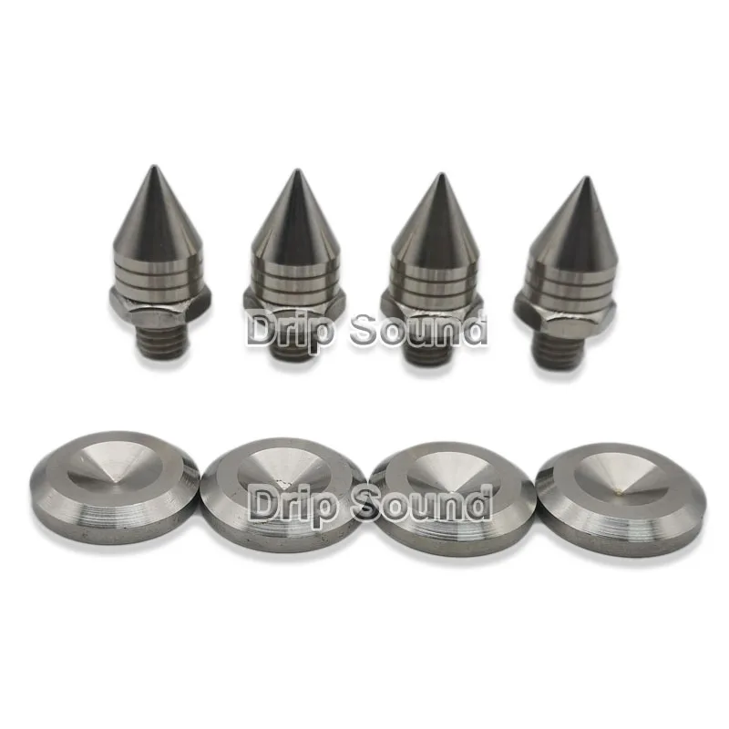 

4pcs M10x35mm 304SS Stainless Steel Speaker Spike Pad Amplifier Shock-absorbing Isolation Stand Holder Feet Pad #1