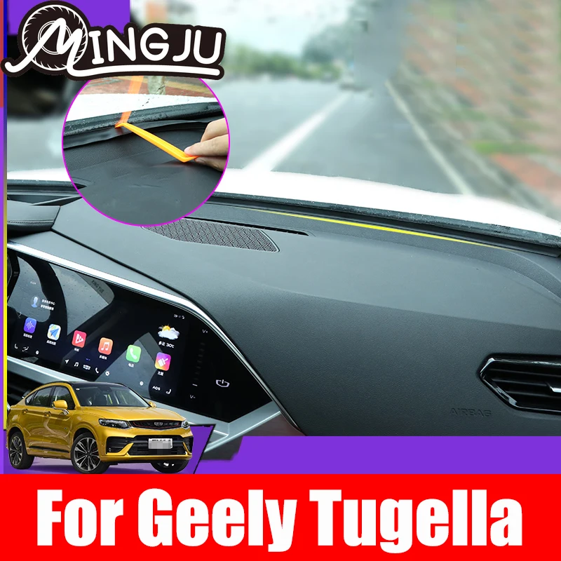 Car Windshield Dashboard Sound Insulation Seal Sealing Rubber Strip Auto Noise Seal Tape Accessories Interior For Geely Tugella