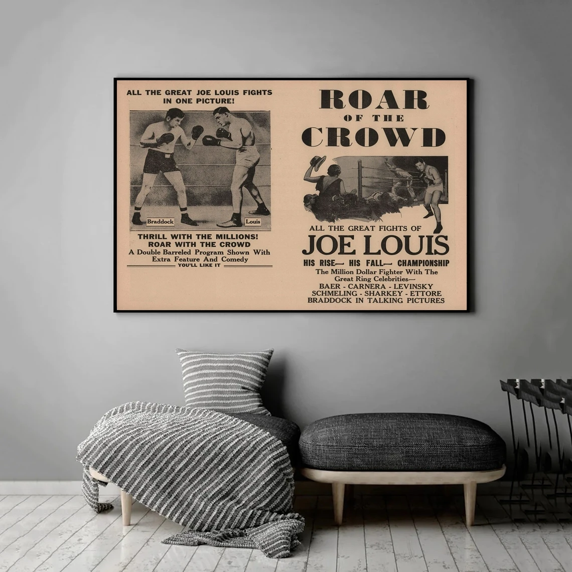 Roar of the Crowd Movie Poster Home Decoration Wall Painting (No Frame)