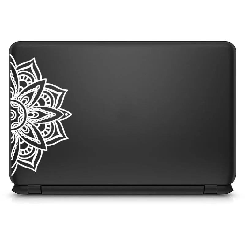 Snow Flower Mandala Laptop Sticker for Macbook Decal Pro 16