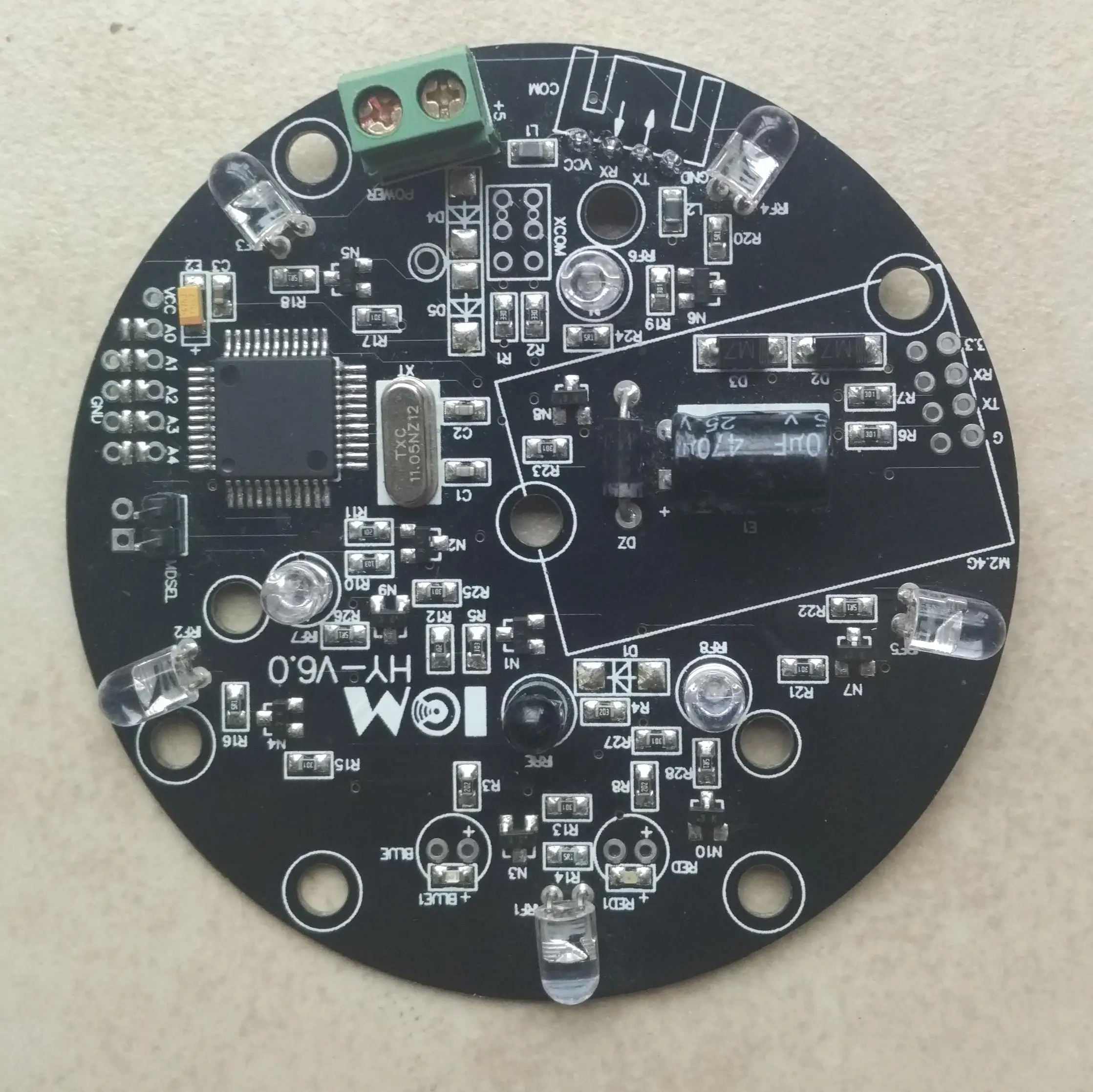 Omnidirectional infrared remote control learning module (TTL interface)