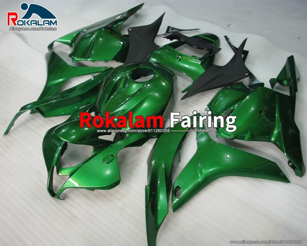 

Fairings For Honda CBR600RR F5 09 10 11 12 CBR 600RR CBR600 RR 2009 2012 Motorcycle Green Fairing Kit (Injection Molding)