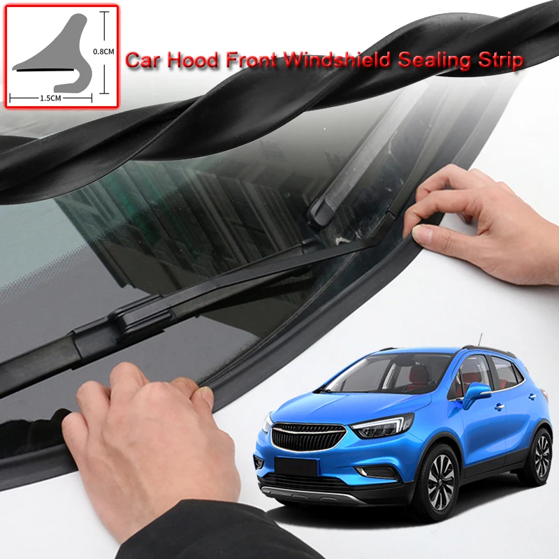 For Buick Encore 2014-2020 DIY Car Seal Strip Windshied Spoiler Filler Protect Edge Weatherstrip Strips Sticker Auto Accessories